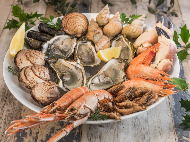 Fotografía de un plato de nuestro restaurante que refleja la riqueza del mar